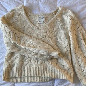Abercrombie cable knit sweater